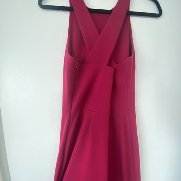 BHLDN Klara Bridesmaids Dress in Ruby - Picture 8 of 9